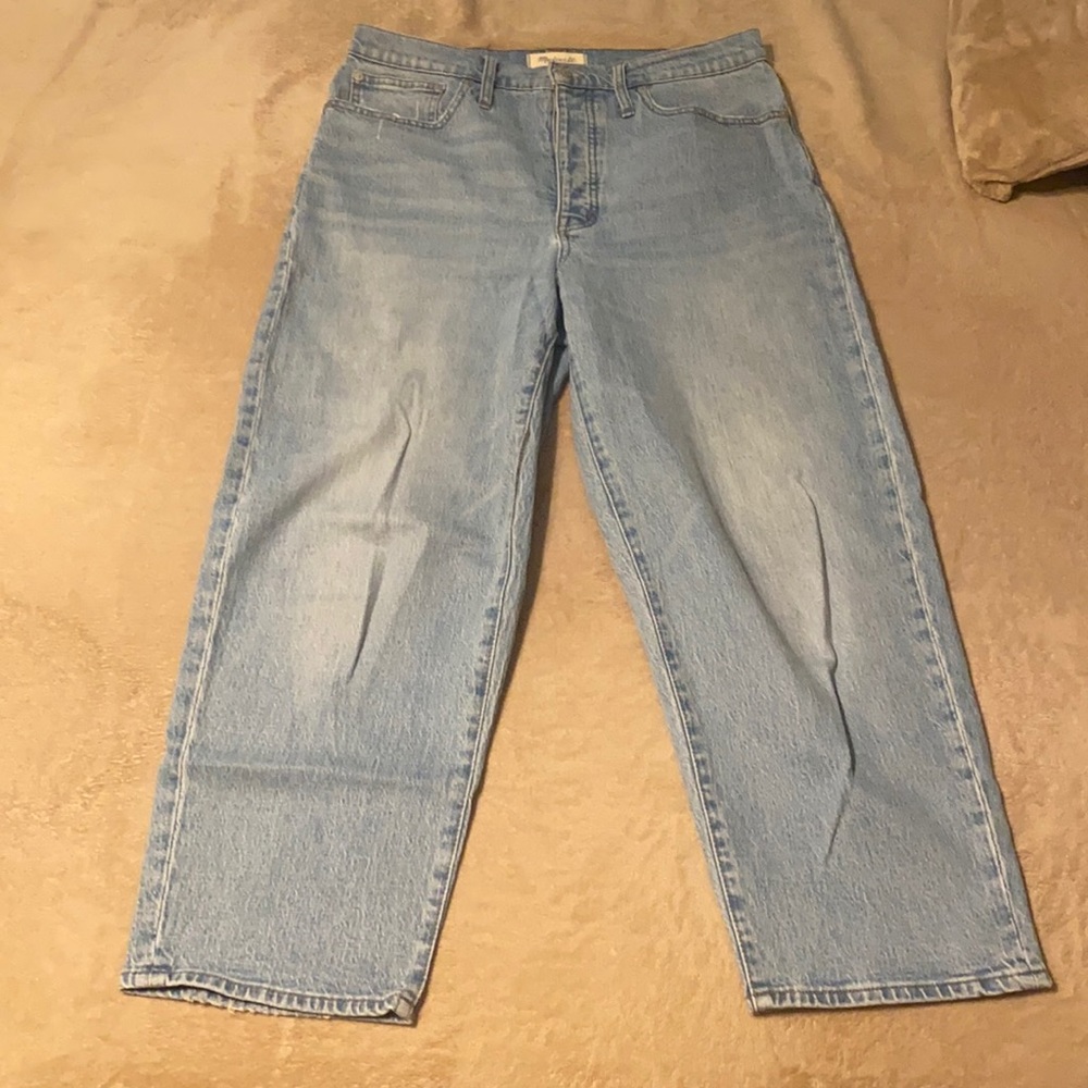 Madewell light wash Balloon Jean - Size 30
